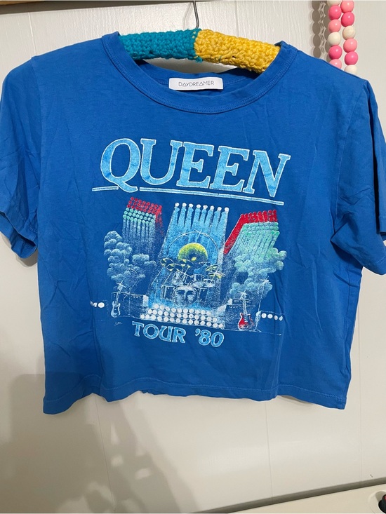 Daydreamer Tops - Daydreamer Blue Queen Tour '80 Graphic Tee for Kids